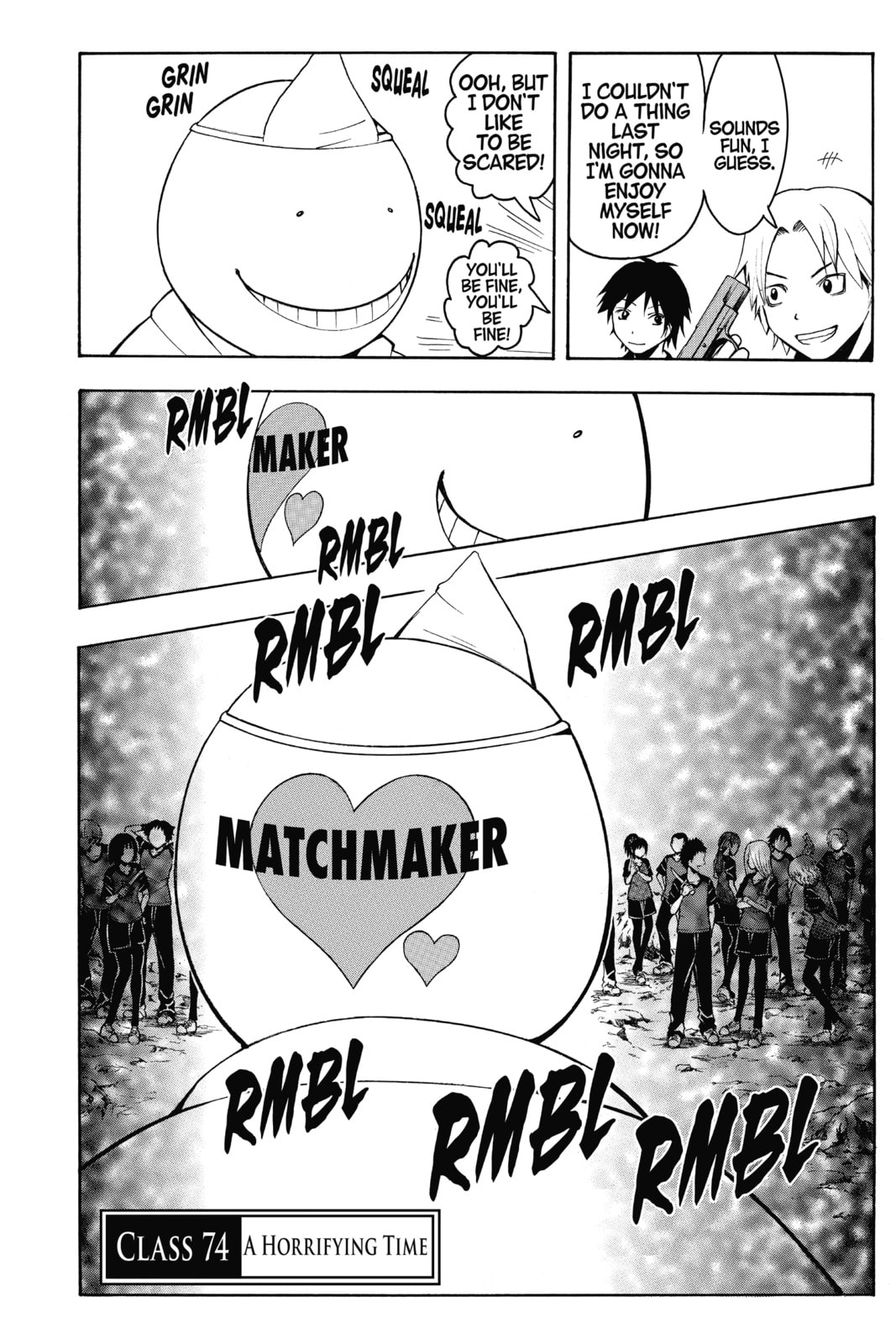 Read Assassination Classroom chapter 74 image 1 on Lezhin