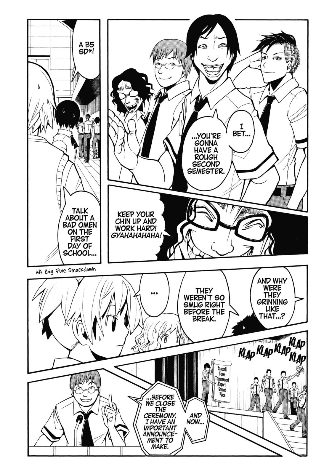Read Assassination Classroom chapter 77 image 1 on Lezhin
