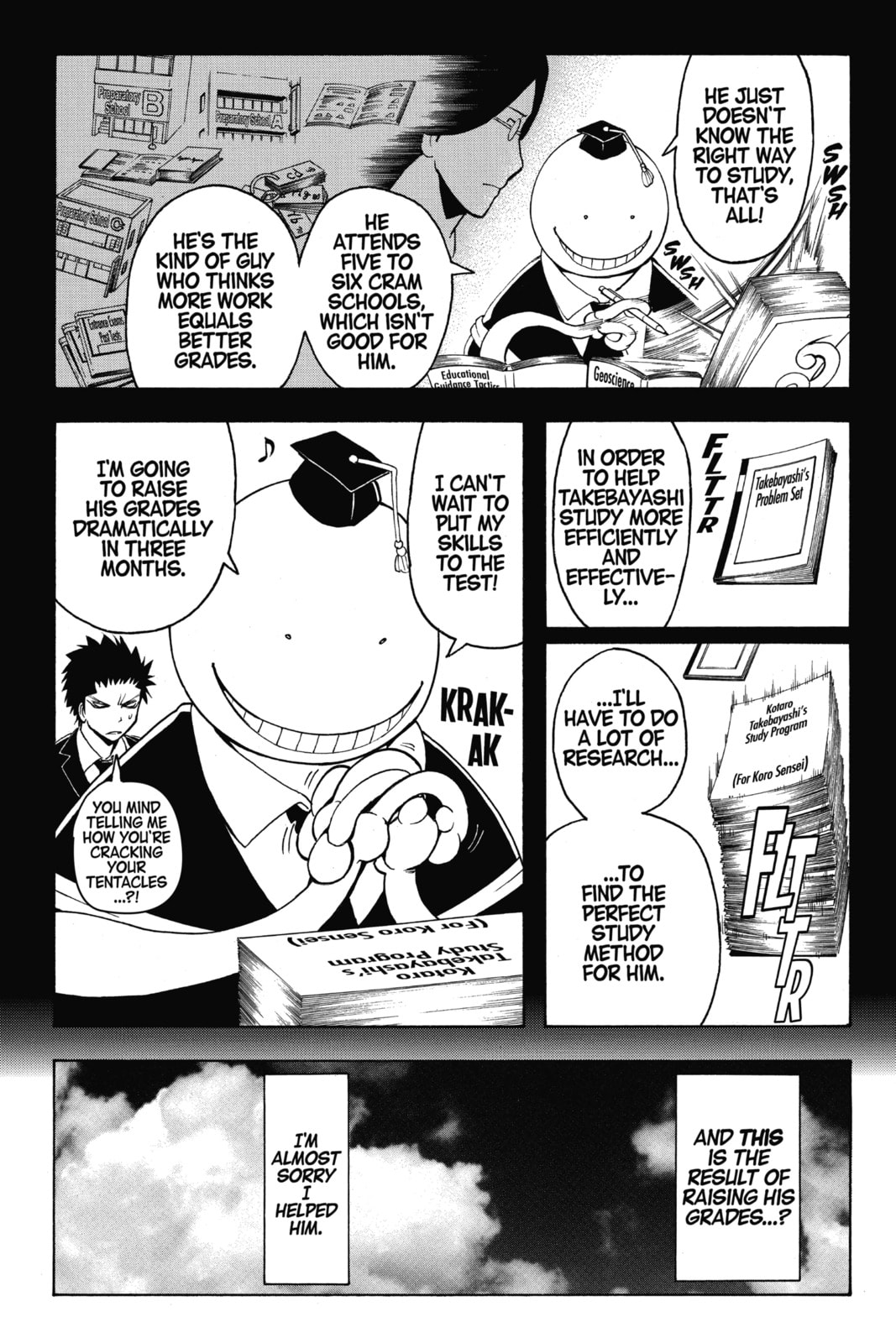 Read Assassination Classroom chapter 77 image 9 on Lezhin