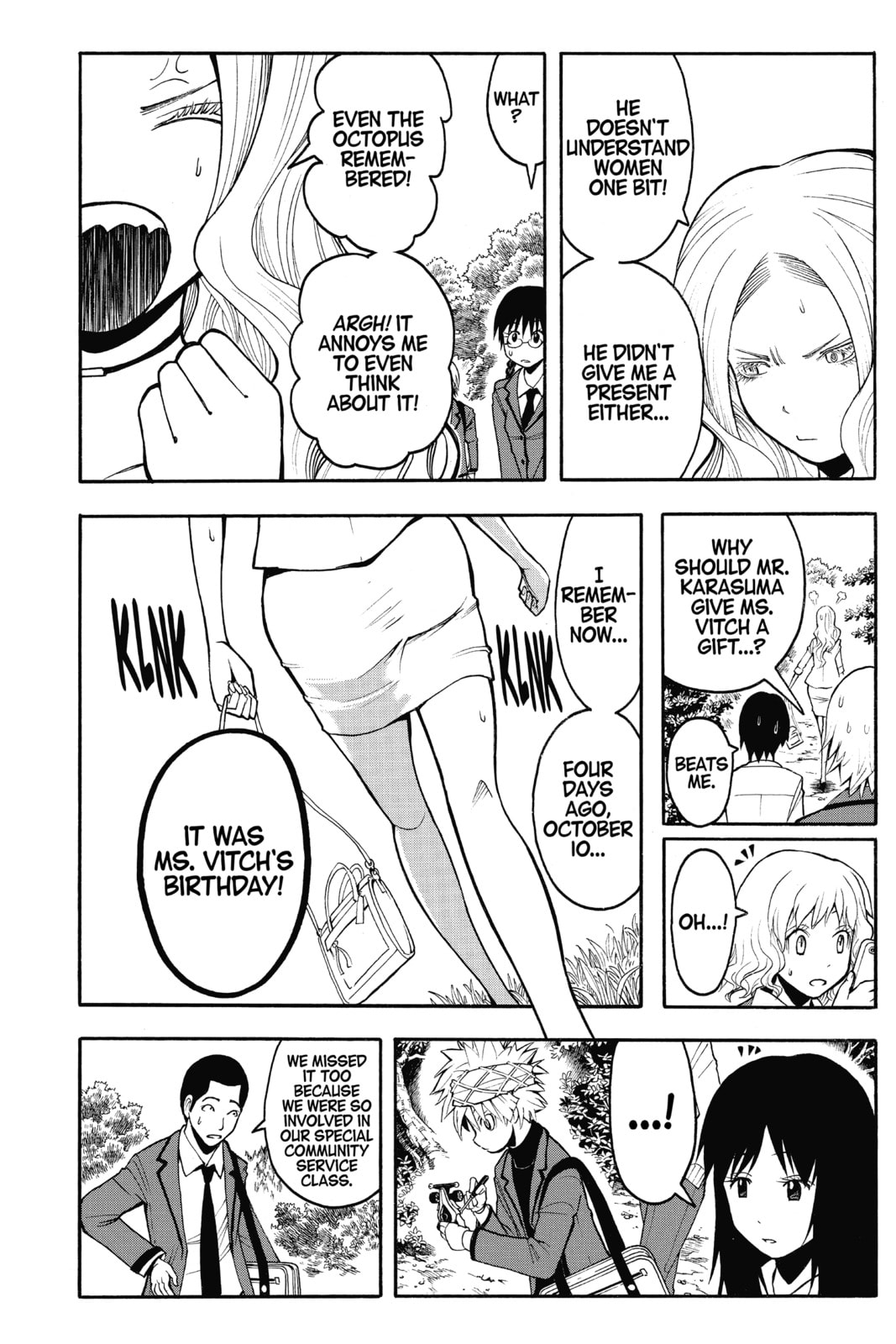 Read Assassination Classroom chapter 98 image 11 on Lezhin