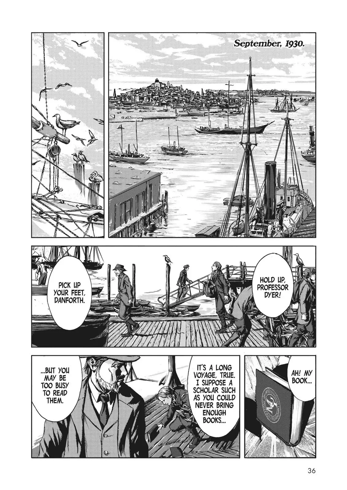 At the Mountains of Madness Chapter 1 page 4 - 