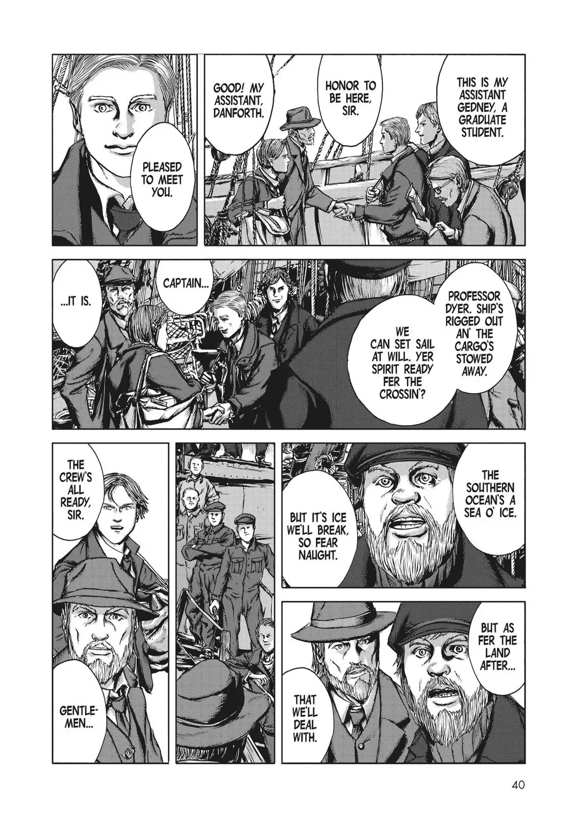 At the Mountains of Madness Chapter 1 page 8 - 
