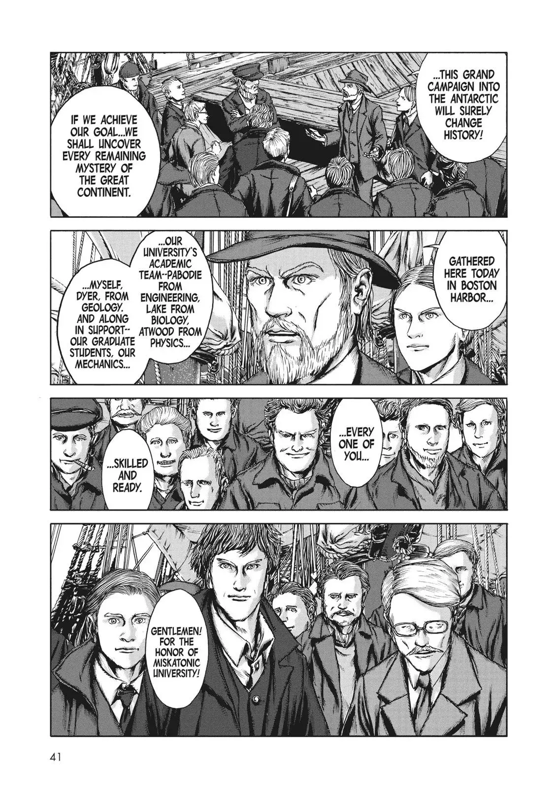 At the Mountains of Madness Chapter 1 page 9 - 