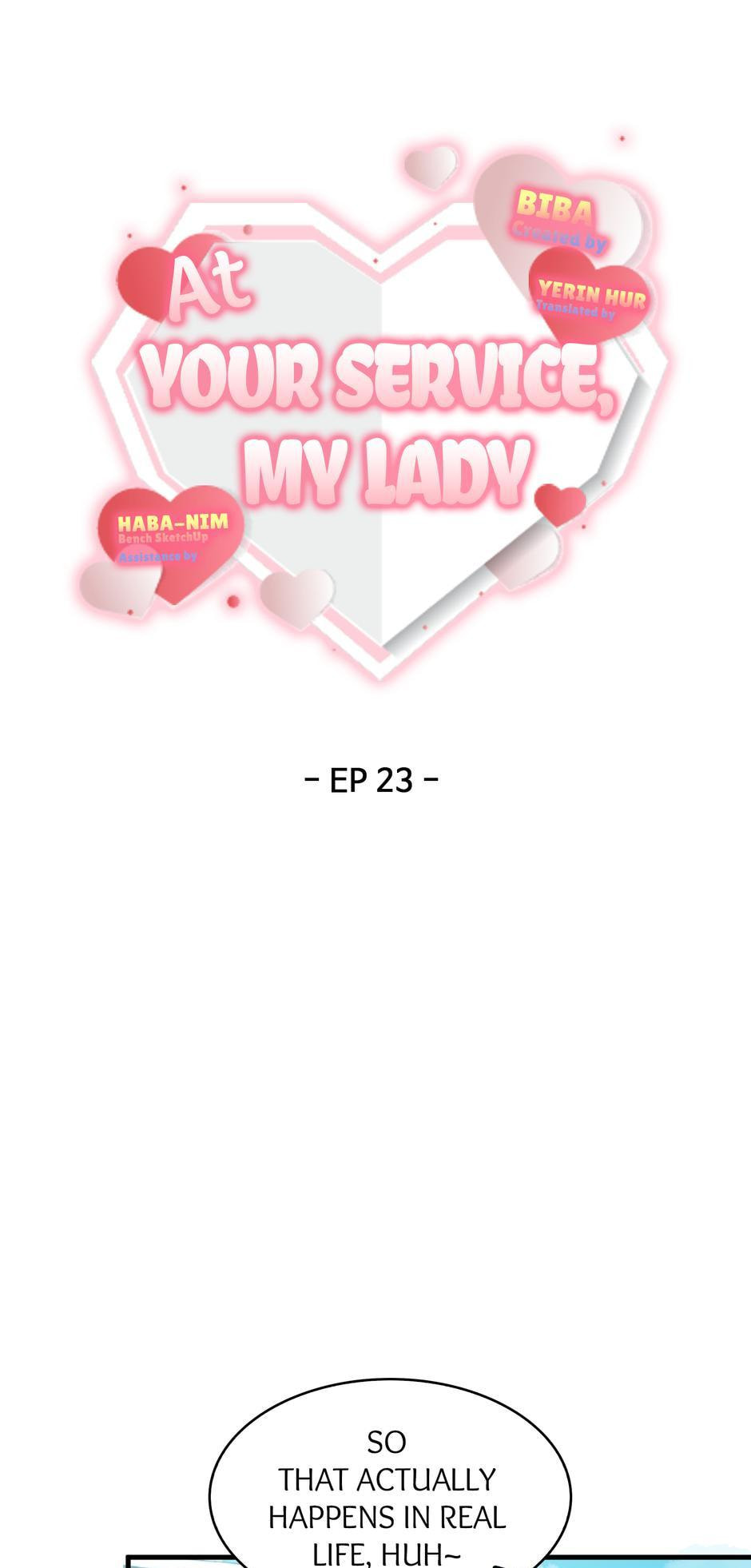 At Your Service, My Lady Chapter 23 page 20 - 