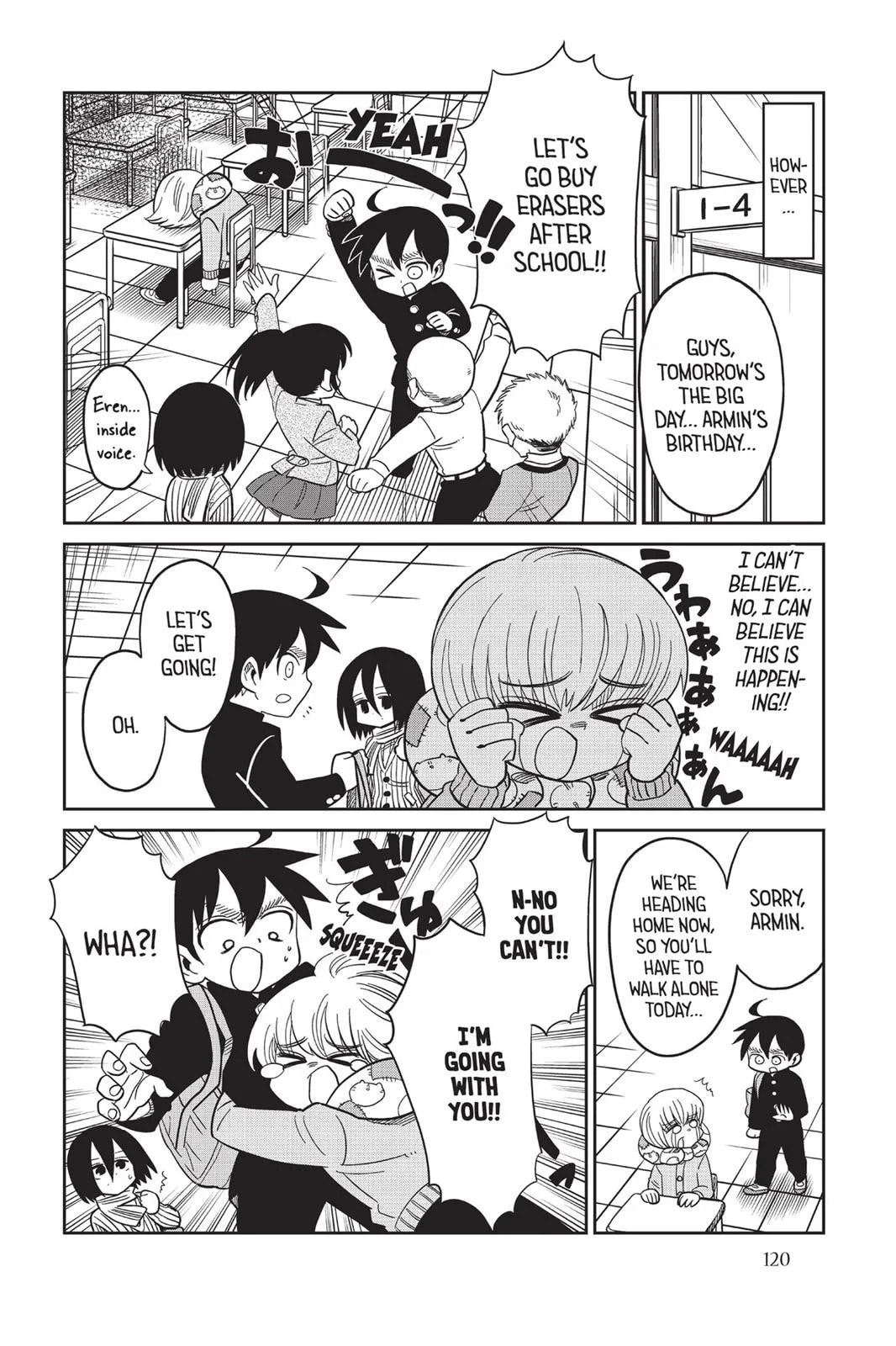 Read Attack on Titan: Junior High chapter 0 image 120 on Lezhin