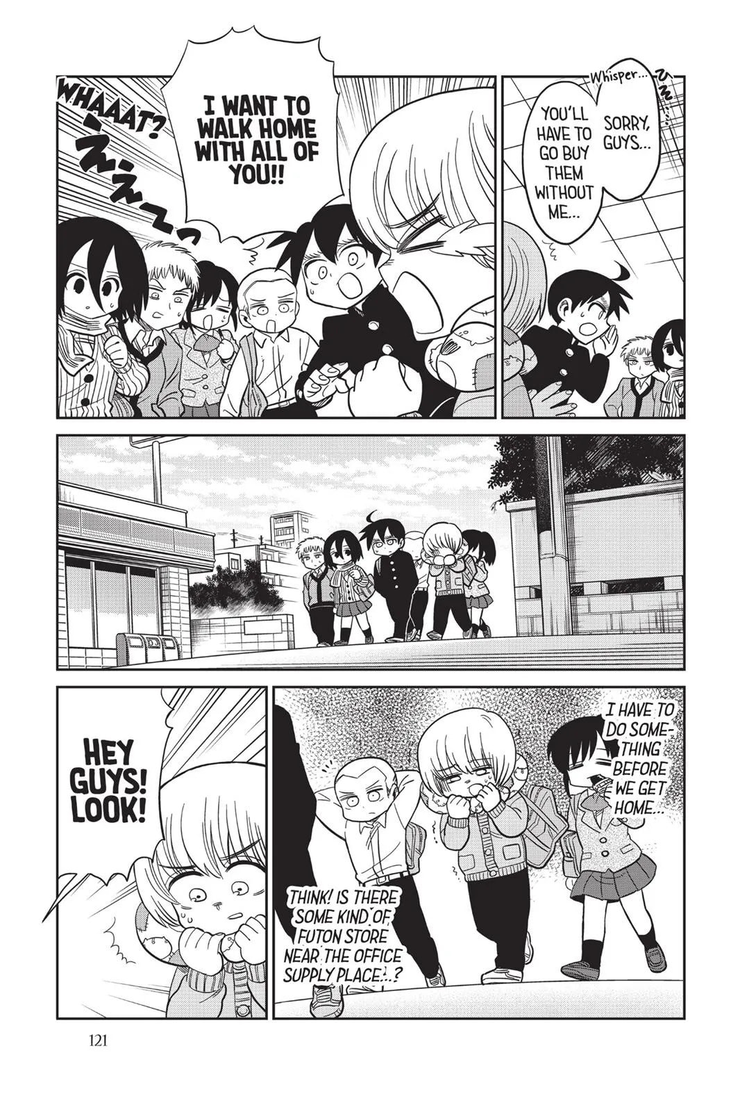 Read Attack on Titan: Junior High chapter 0 image 121 on Lezhin