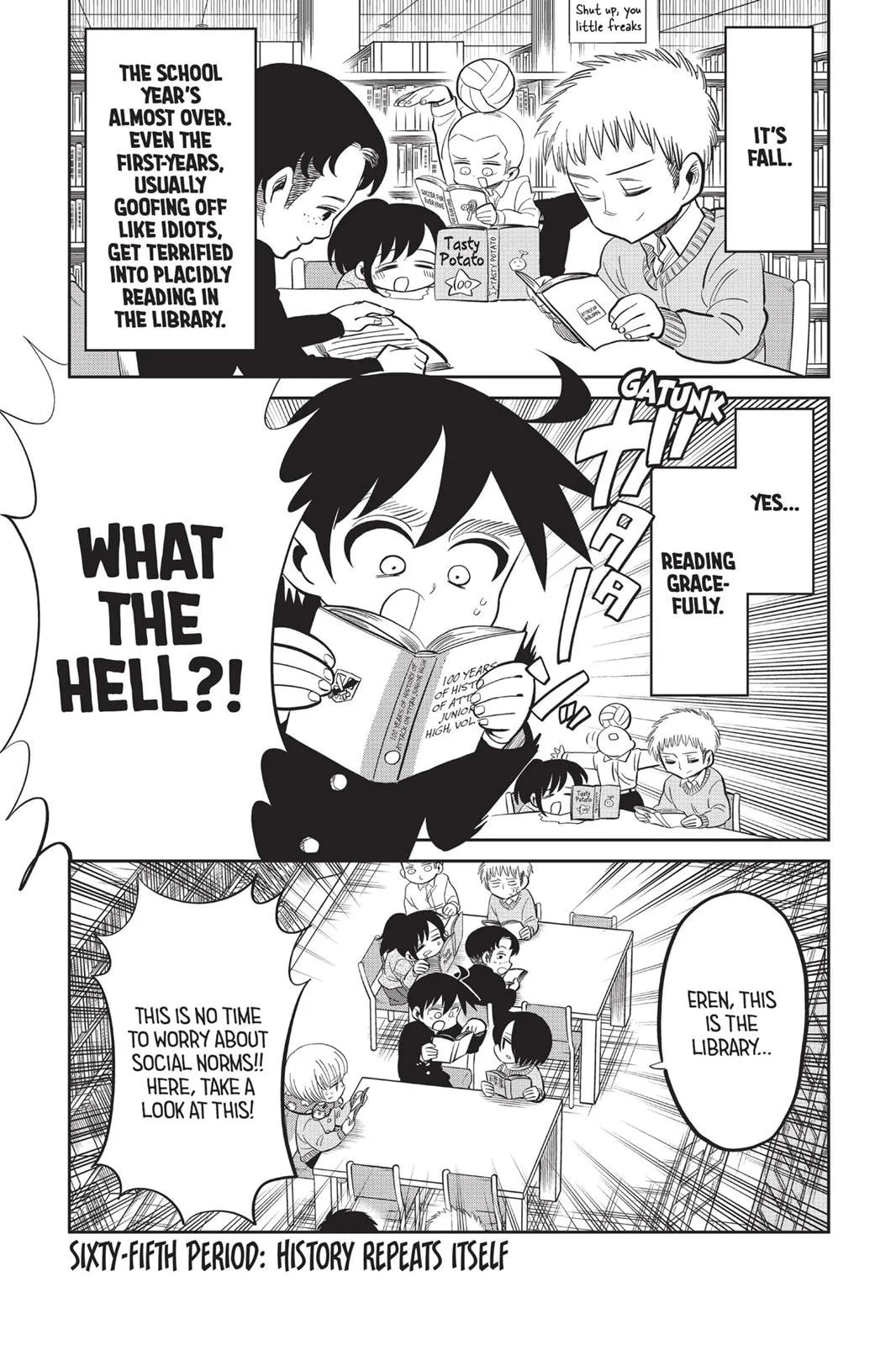 Read Attack on Titan: Junior High chapter 0 image 135 on Lezhin