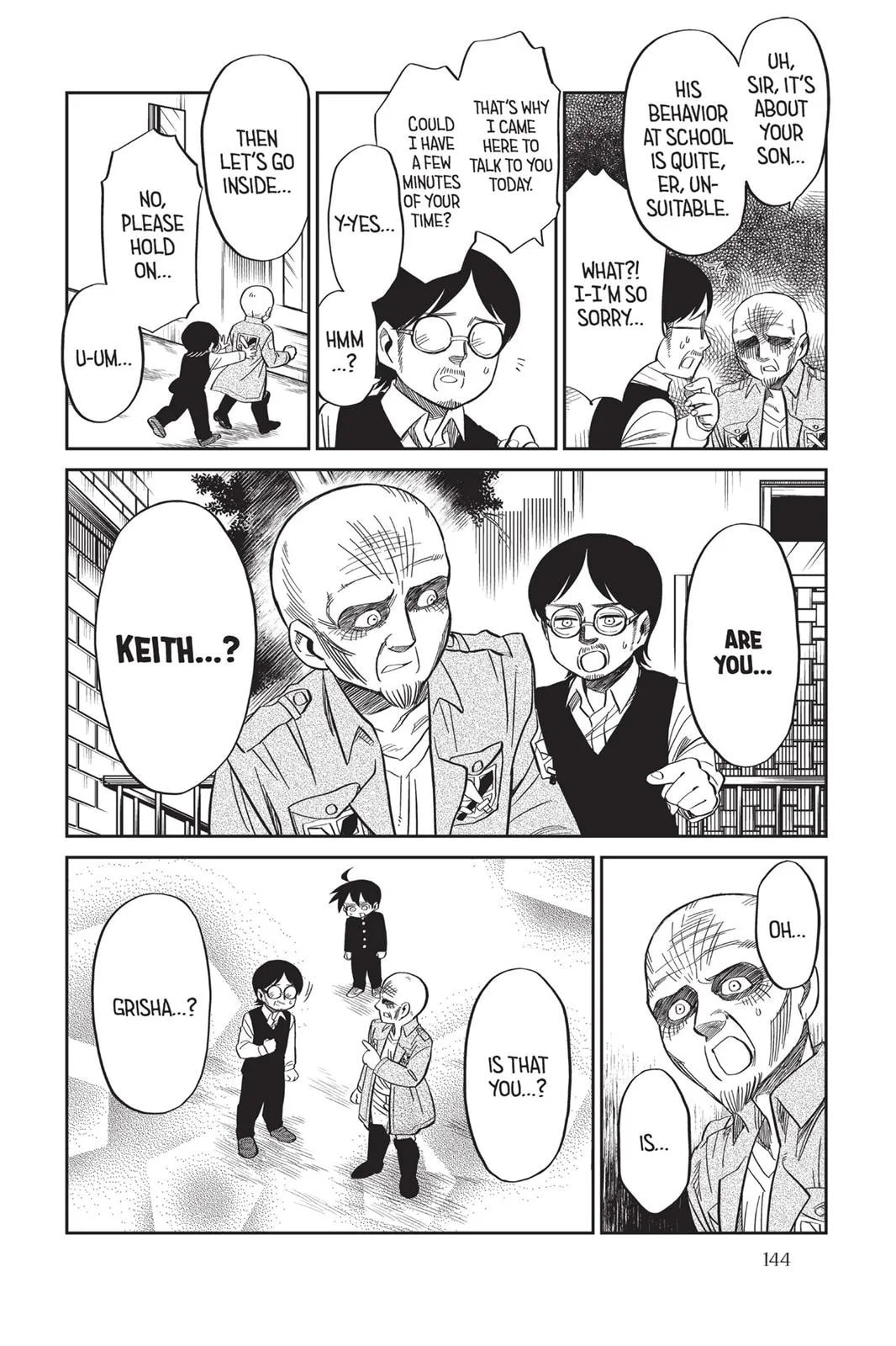 Read Attack on Titan: Junior High chapter 0 image 144 on Lezhin