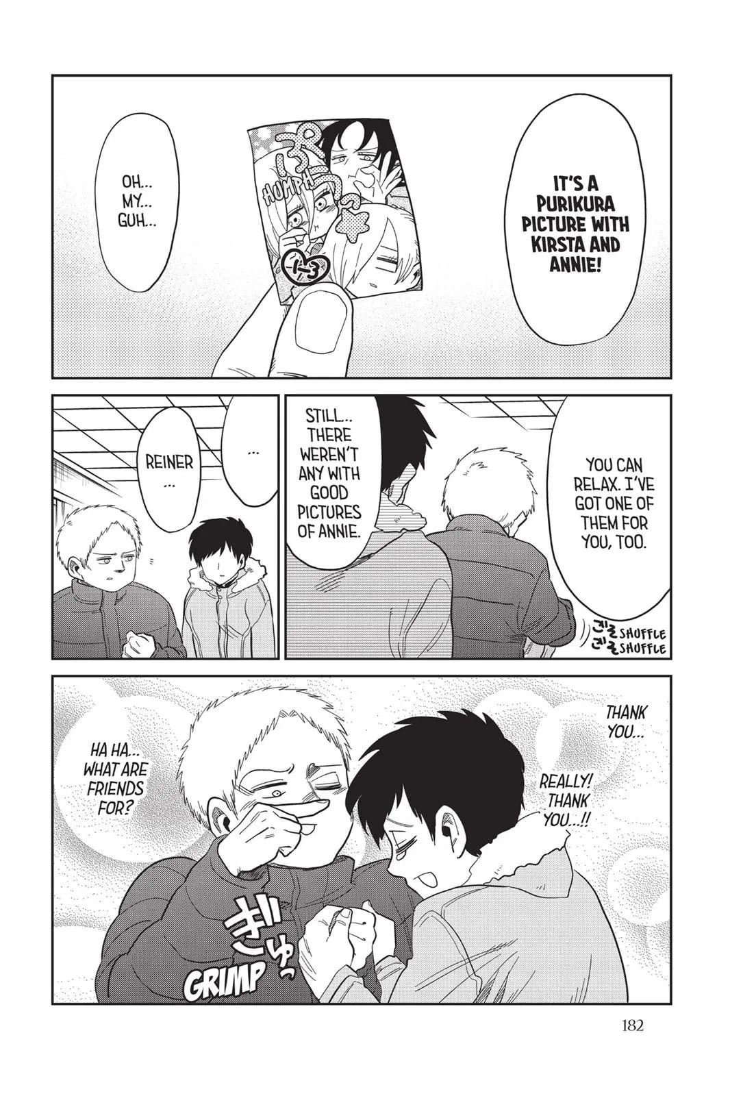 Read Attack on Titan: Junior High chapter 0 image 182 on Lezhin