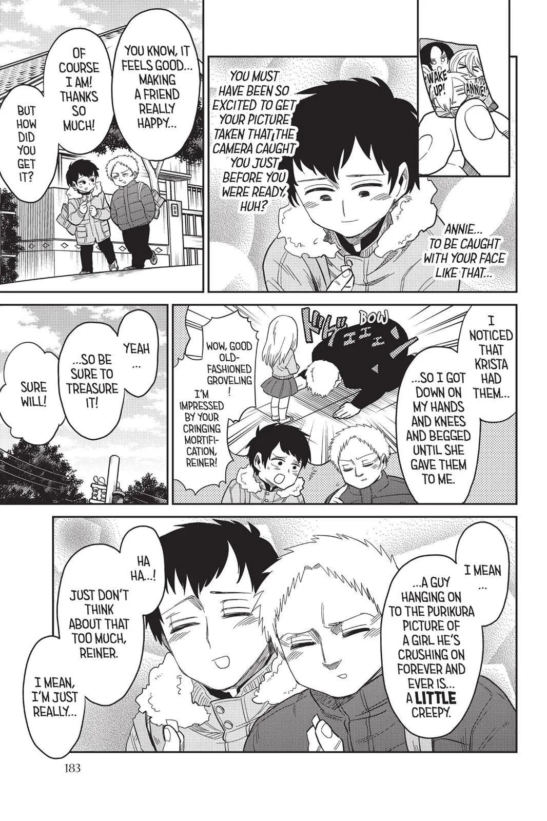 Read Attack on Titan: Junior High chapter 0 image 183 on Lezhin