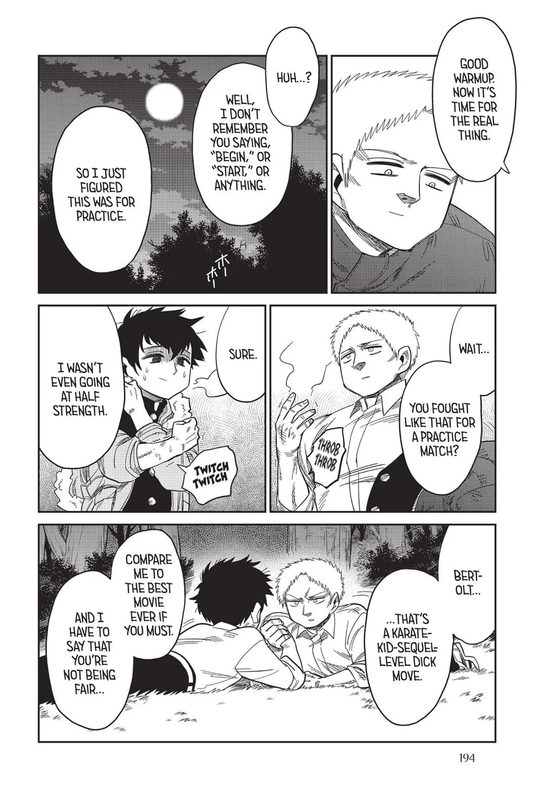 Read Attack on Titan: Junior High chapter 0 image 194 on Lezhin