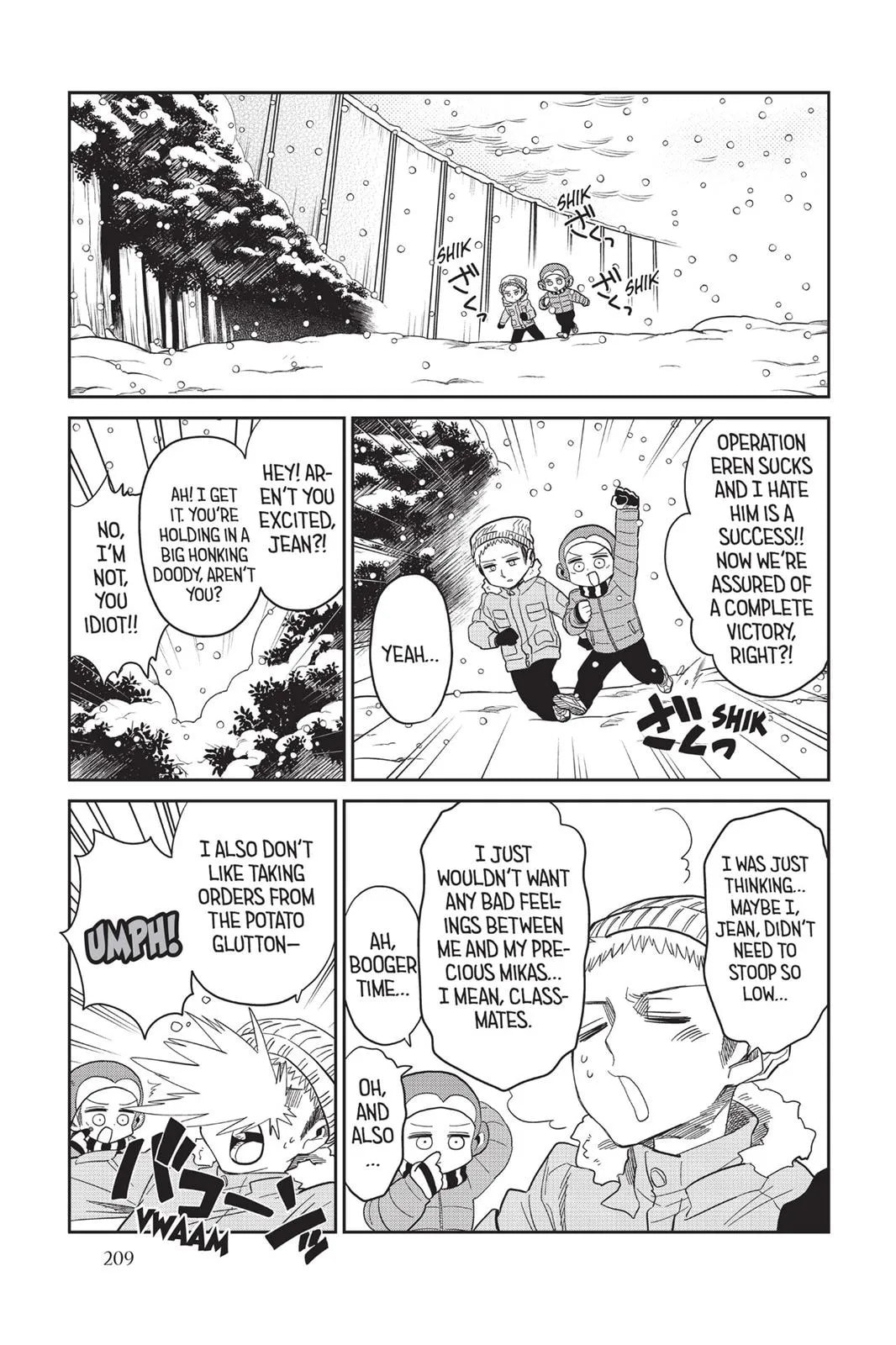 Read Attack on Titan: Junior High chapter 0 image 209 on Lezhin