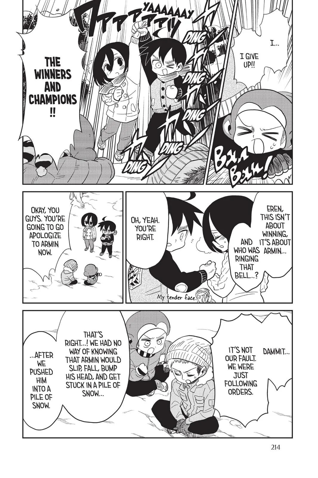 Read Attack on Titan: Junior High chapter 0 image 214 on Lezhin