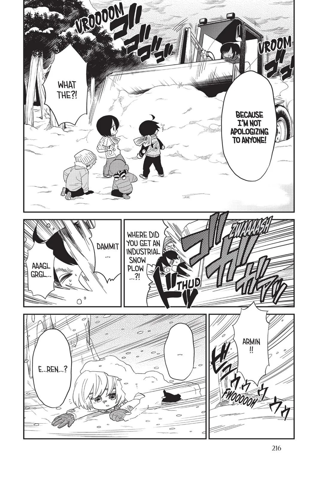 Read Attack on Titan: Junior High chapter 0 image 216 on Lezhin