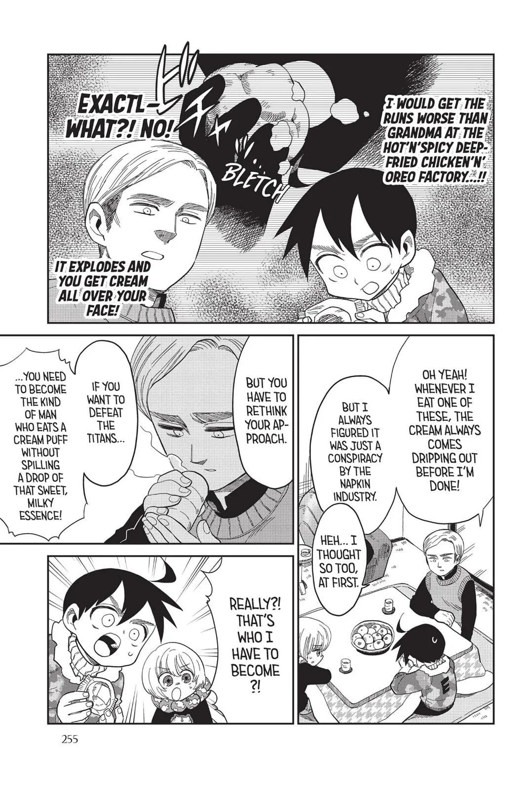 Read Attack on Titan: Junior High chapter 0 image 255 on Lezhin
