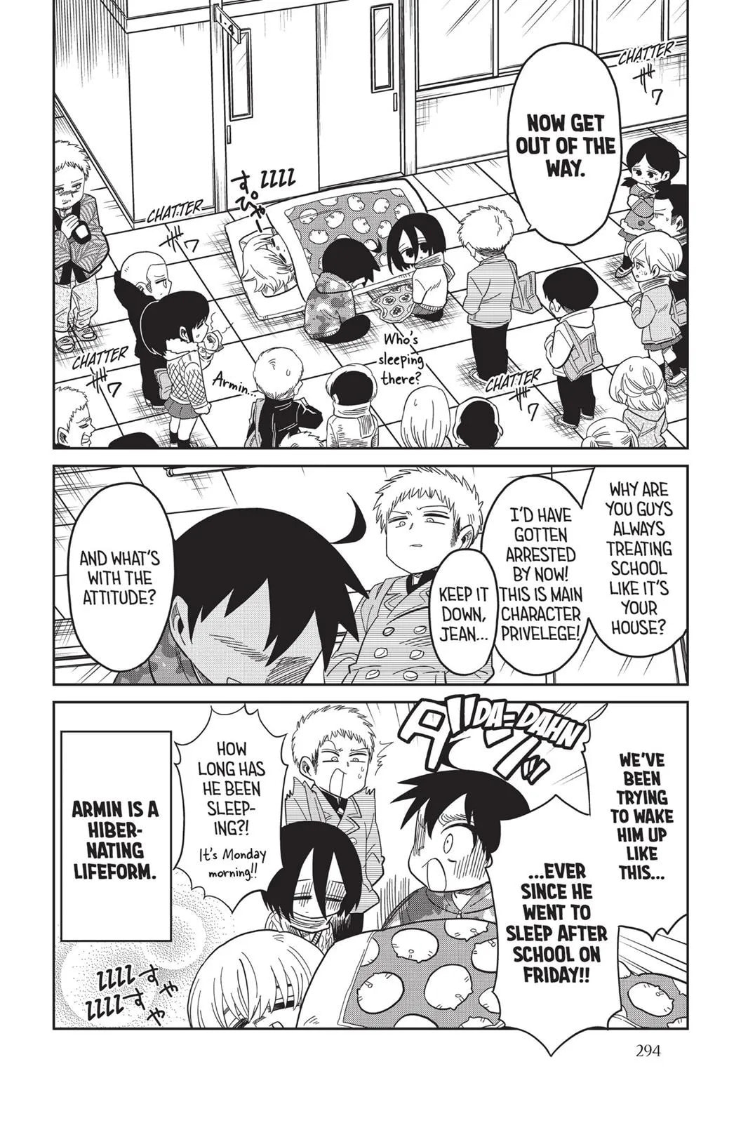 Read Attack on Titan: Junior High chapter 0 image 294 on Lezhin