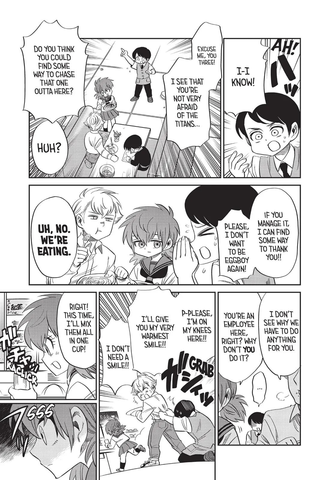 Read Attack on Titan: Junior High chapter 0 image 303 on Lezhin