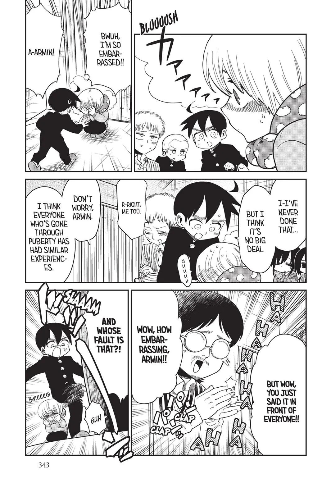 Read Attack on Titan: Junior High chapter 0 image 343 on Lezhin