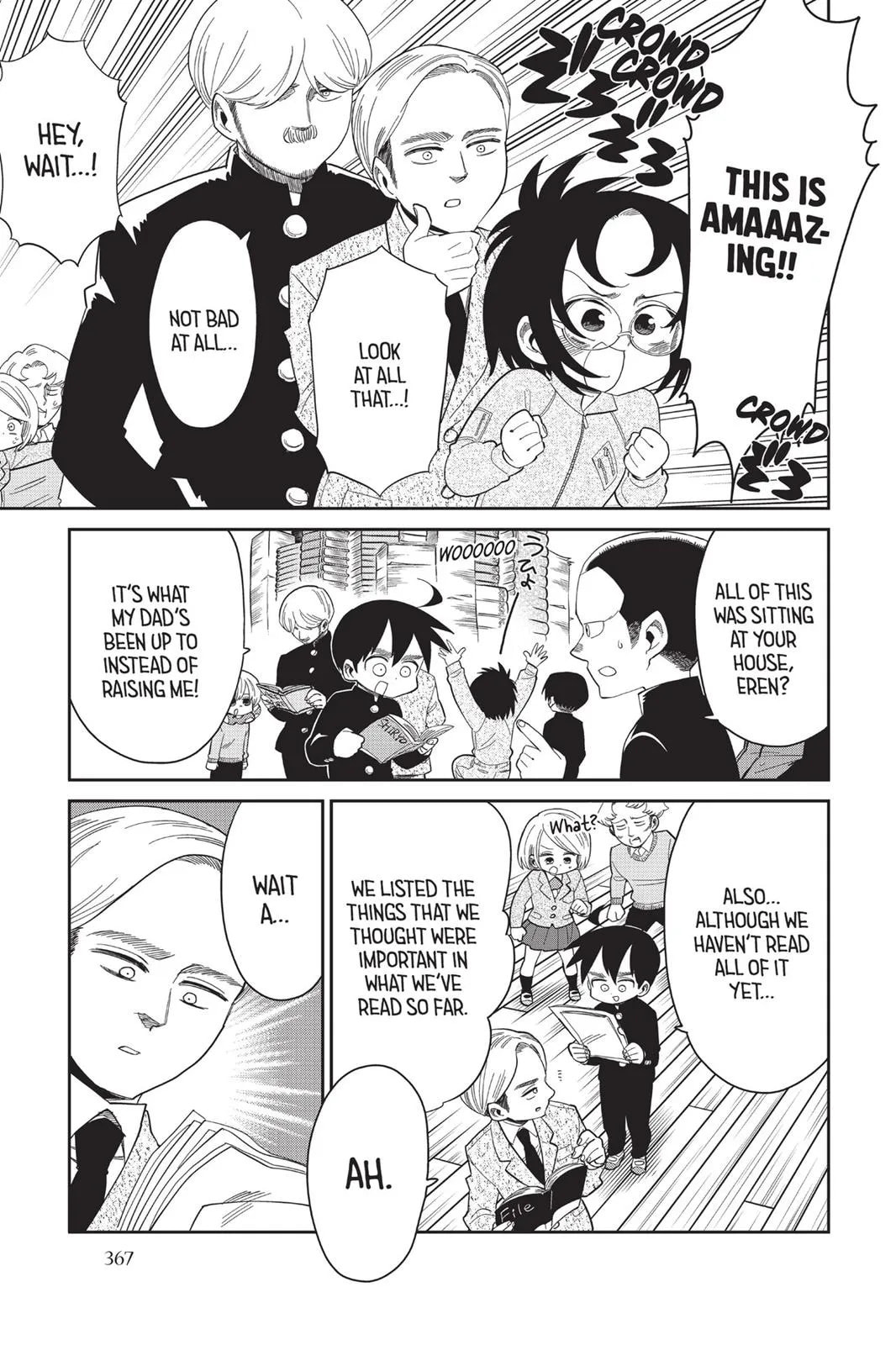 Read Attack on Titan: Junior High chapter 0 image 367 on Lezhin