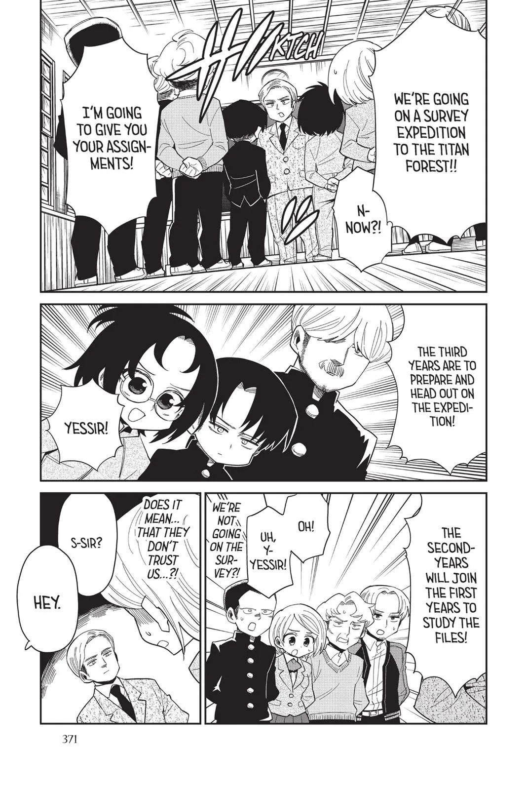 Read Attack on Titan: Junior High chapter 0 image 371 on Lezhin