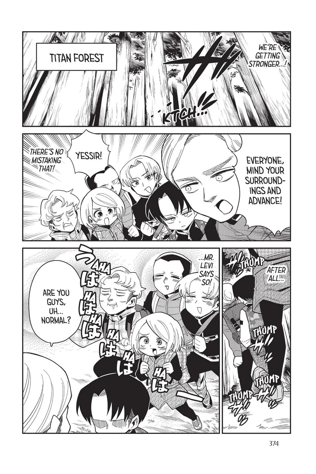Read Attack on Titan: Junior High chapter 0 image 374 on Lezhin
