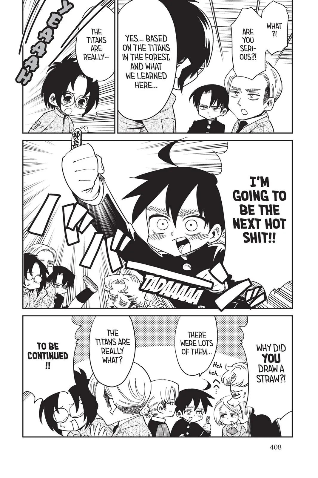 Read Attack on Titan: Junior High chapter 0 image 408 on Lezhin