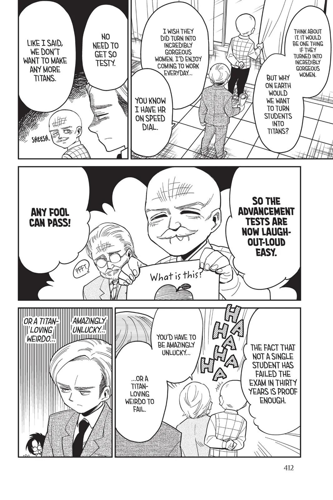 Read Attack on Titan: Junior High chapter 0 image 412 on Lezhin