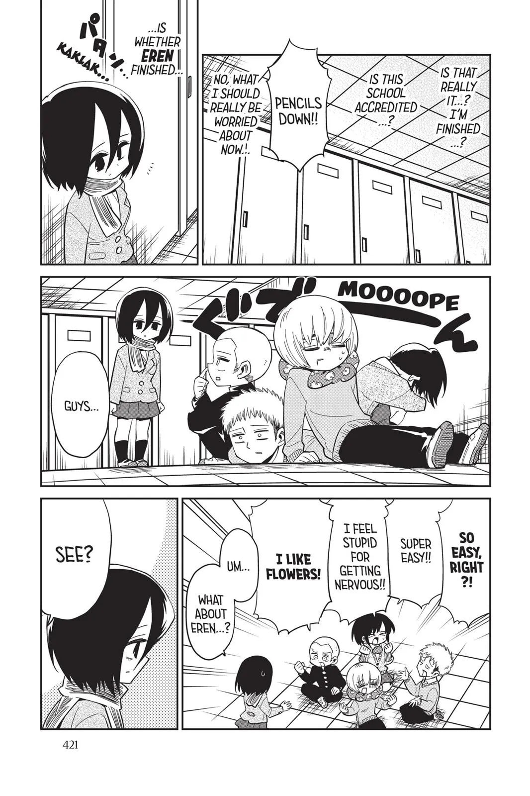 Read Attack on Titan: Junior High chapter 0 image 421 on Lezhin