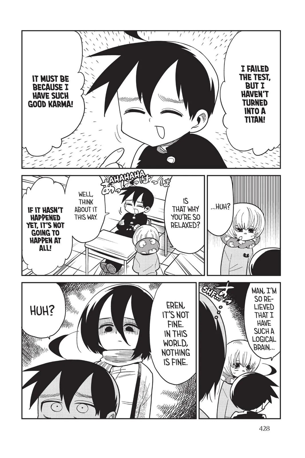 Read Attack on Titan: Junior High chapter 0 image 428 on Lezhin
