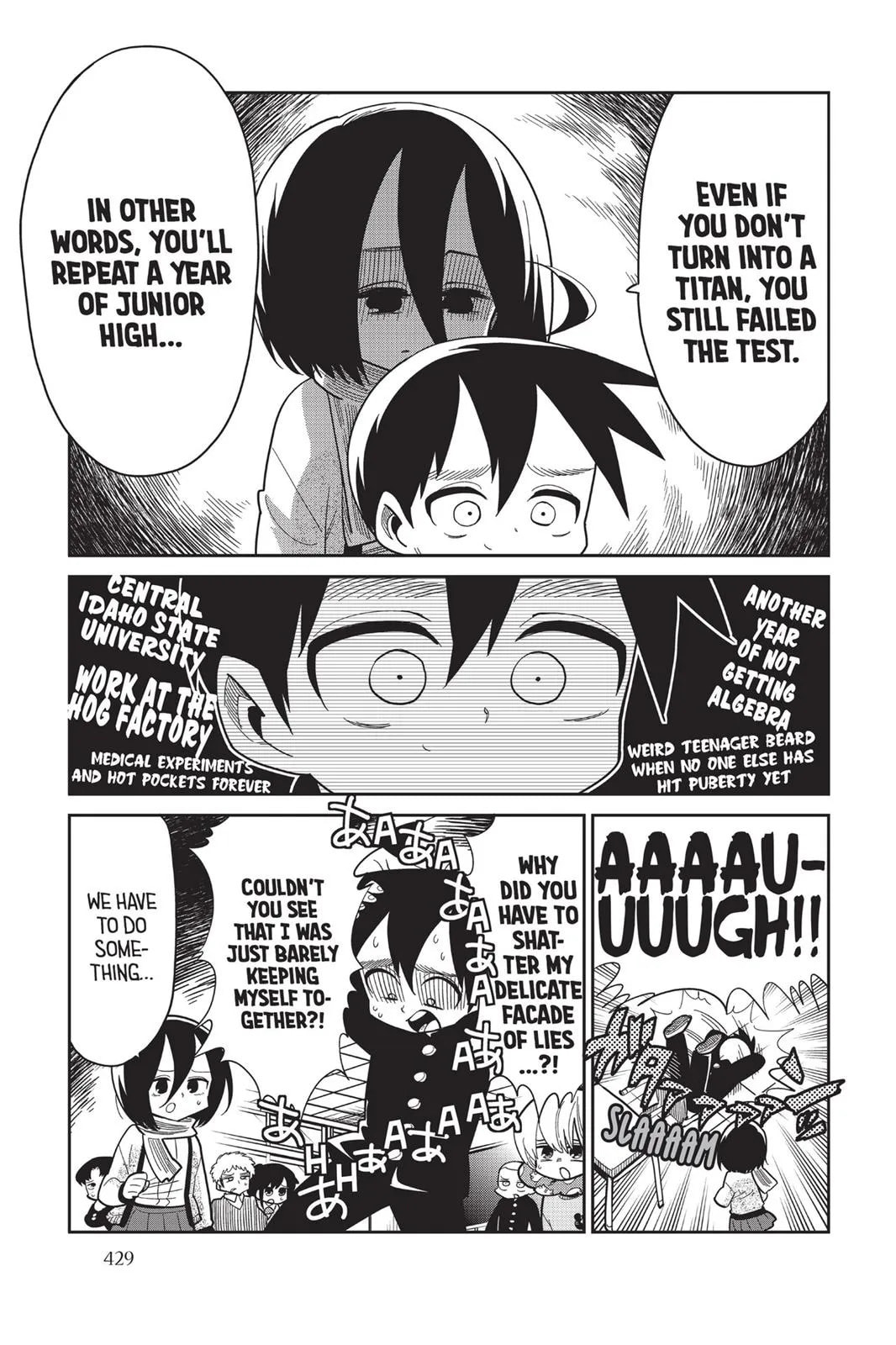 Read Attack on Titan: Junior High chapter 0 image 429 on Lezhin