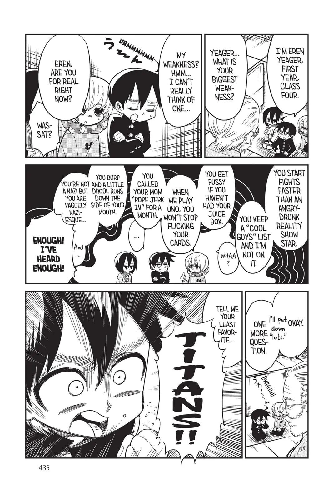 Read Attack on Titan: Junior High chapter 0 image 435 on Lezhin