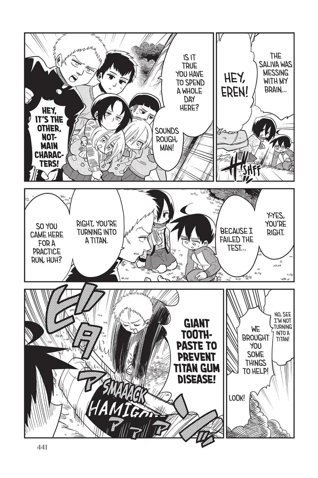 Read Attack on Titan: Junior High chapter 0 image 441 on Lezhin