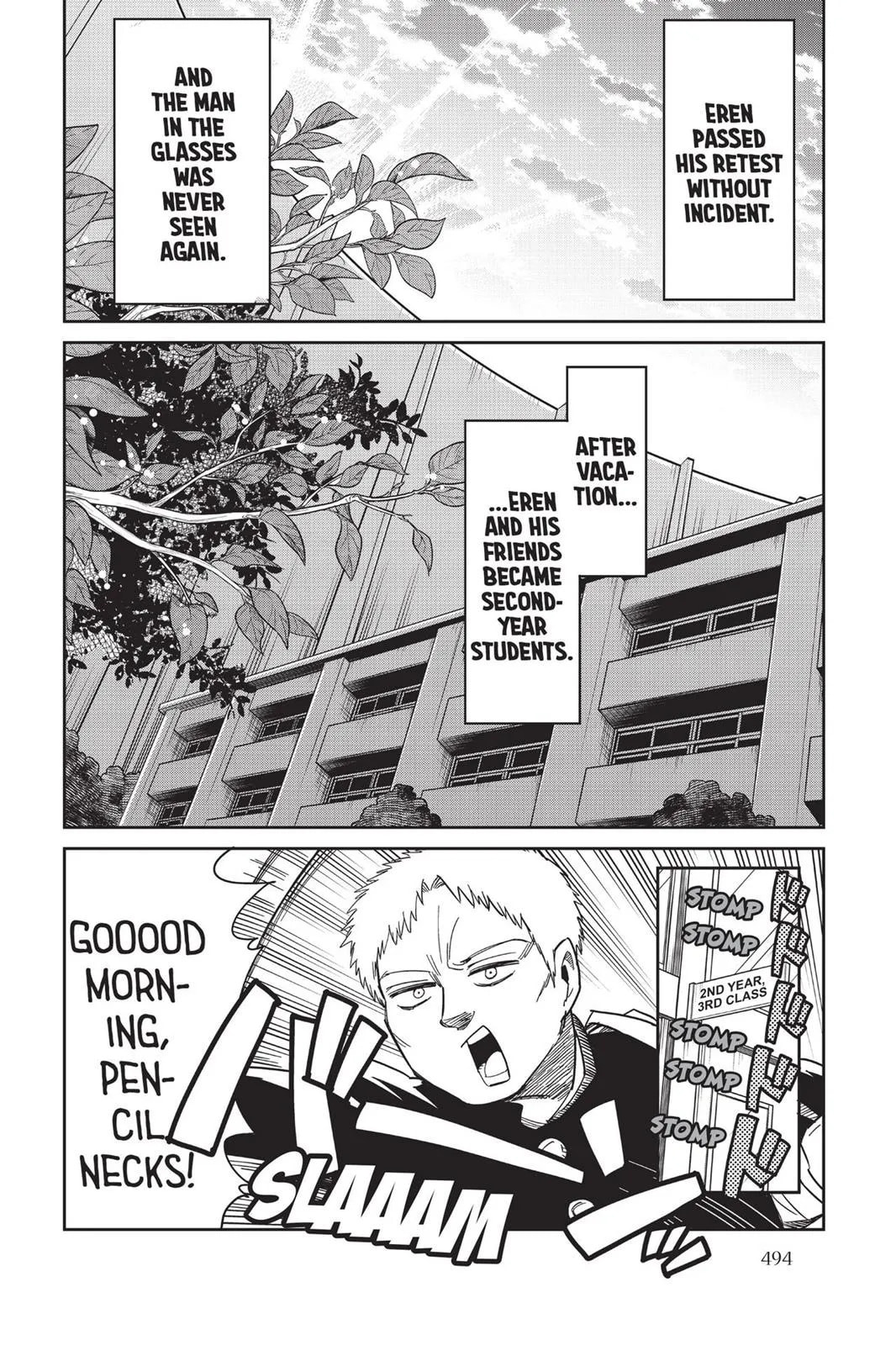 Read Attack on Titan: Junior High chapter 0 image 494 on Lezhin