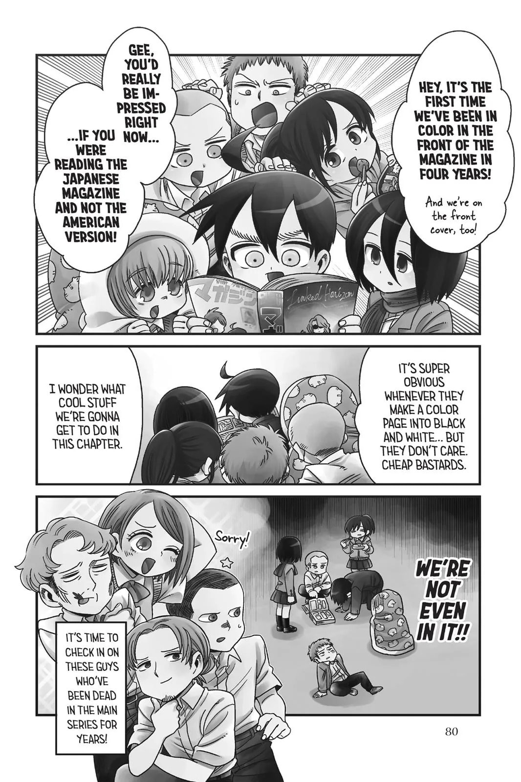 Read Attack on Titan: Junior High chapter 0 image 80 on Lezhin