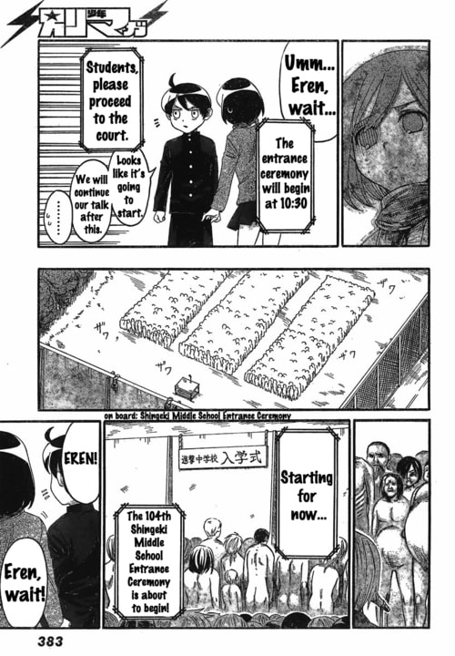 Read Attack on Titan: Junior High chapter 1.1 image 20 on Lezhin
