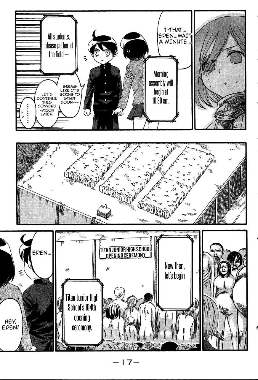 Read Attack on Titan: Junior High chapter 1 image 18 on Lezhin