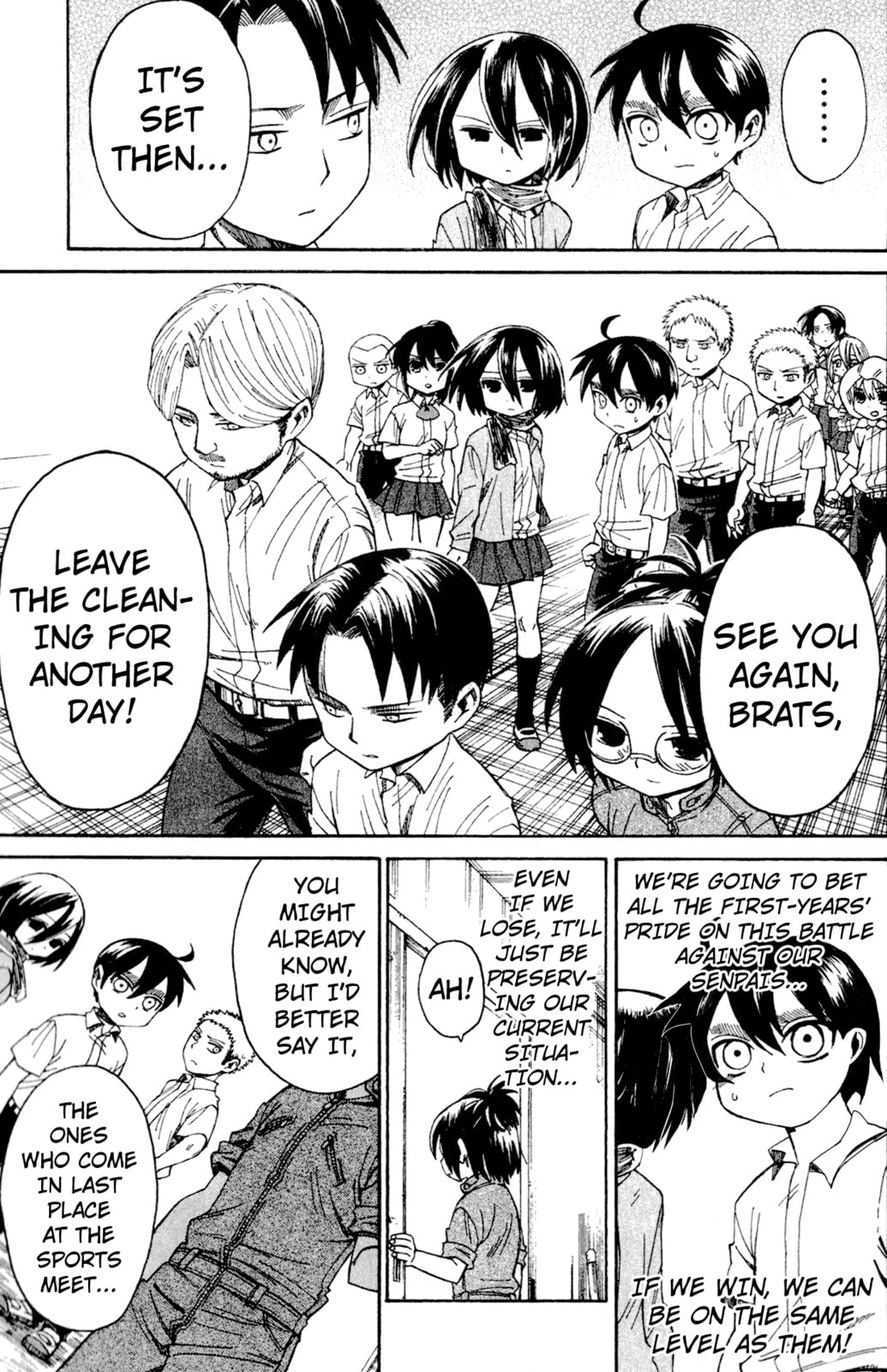 Read Attack on Titan: Junior High chapter 14.1 image 16 on Lezhin