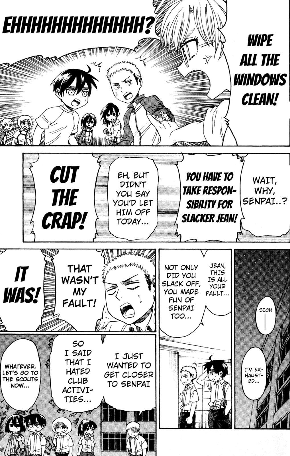 Read Attack on Titan: Junior High chapter 14.1 image 6 on Lezhin