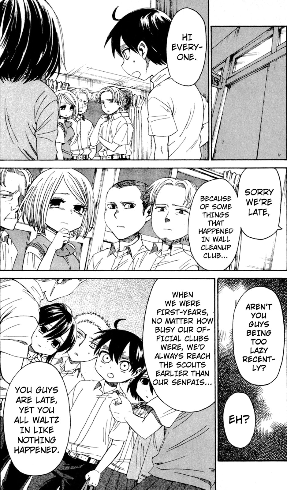 Read Attack on Titan: Junior High chapter 14.1 image 7 on Lezhin