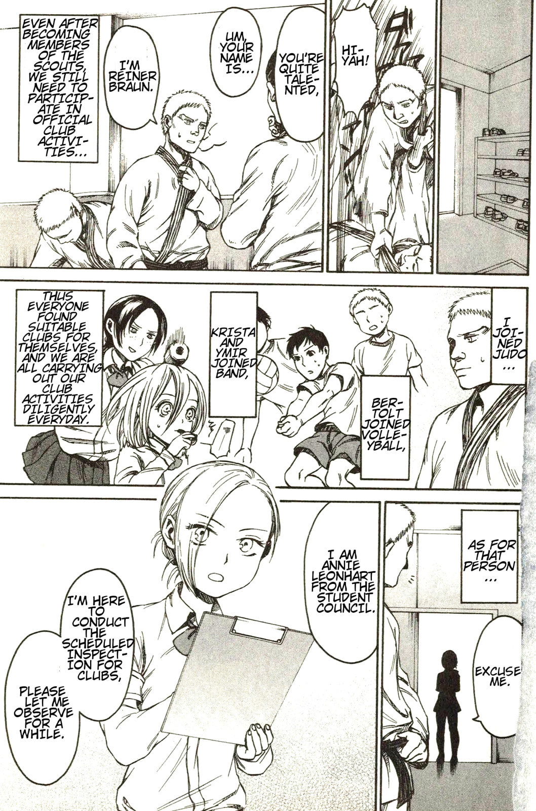 Read Attack on Titan: Junior High chapter 9 image 4 on Lezhin