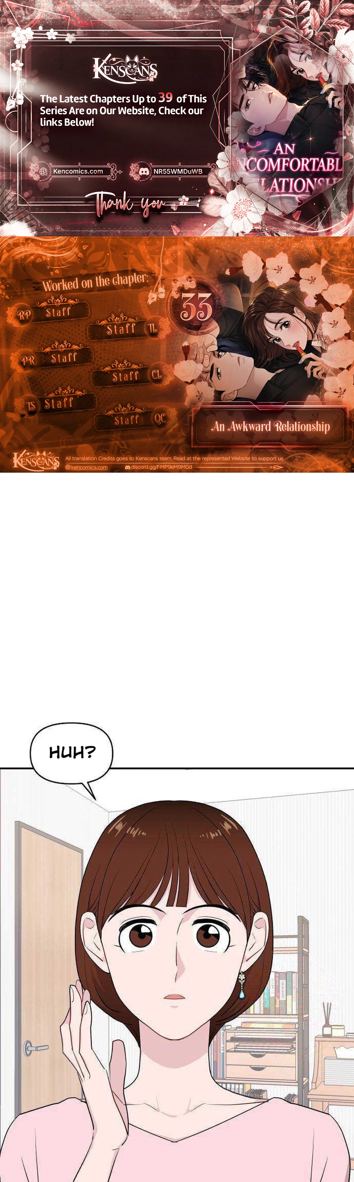 Read Awkward Relationship chapter 33 image 1 on Lezhin