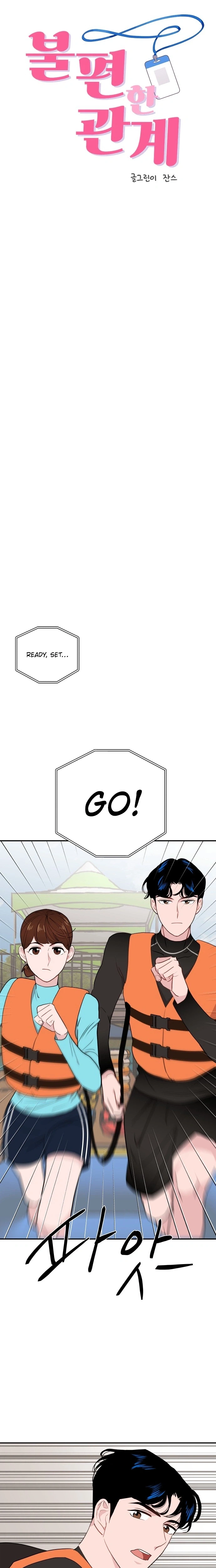 Read Awkward Relationship chapter 4 image 9 on Lezhin