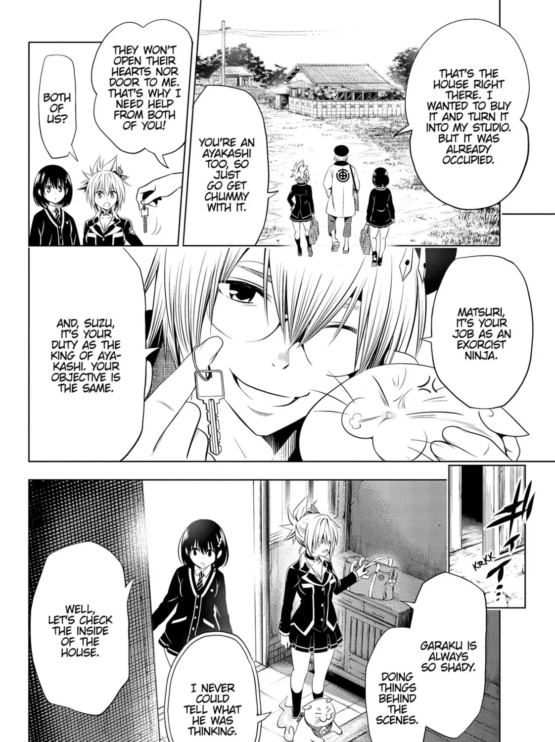 Read Ayakashi Triangle chapter 28 image 6 on Lezhin