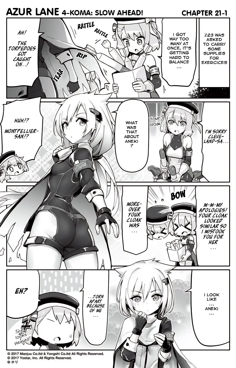 Read Azur Lane Bisoku Zenshin! chapter 21 image 0 on Lezhin