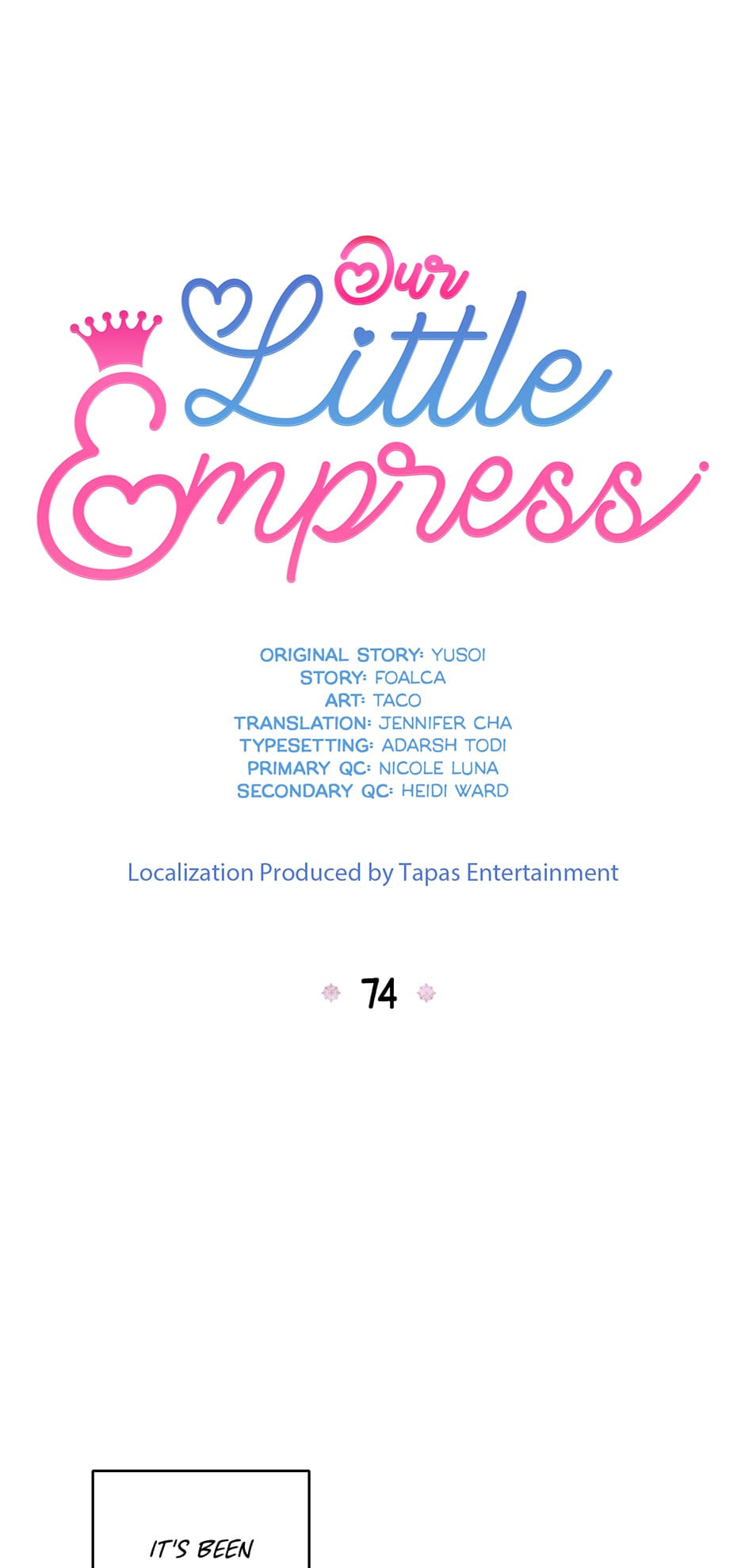Baby Empress (Promo) Chapter 74 page 8 - 