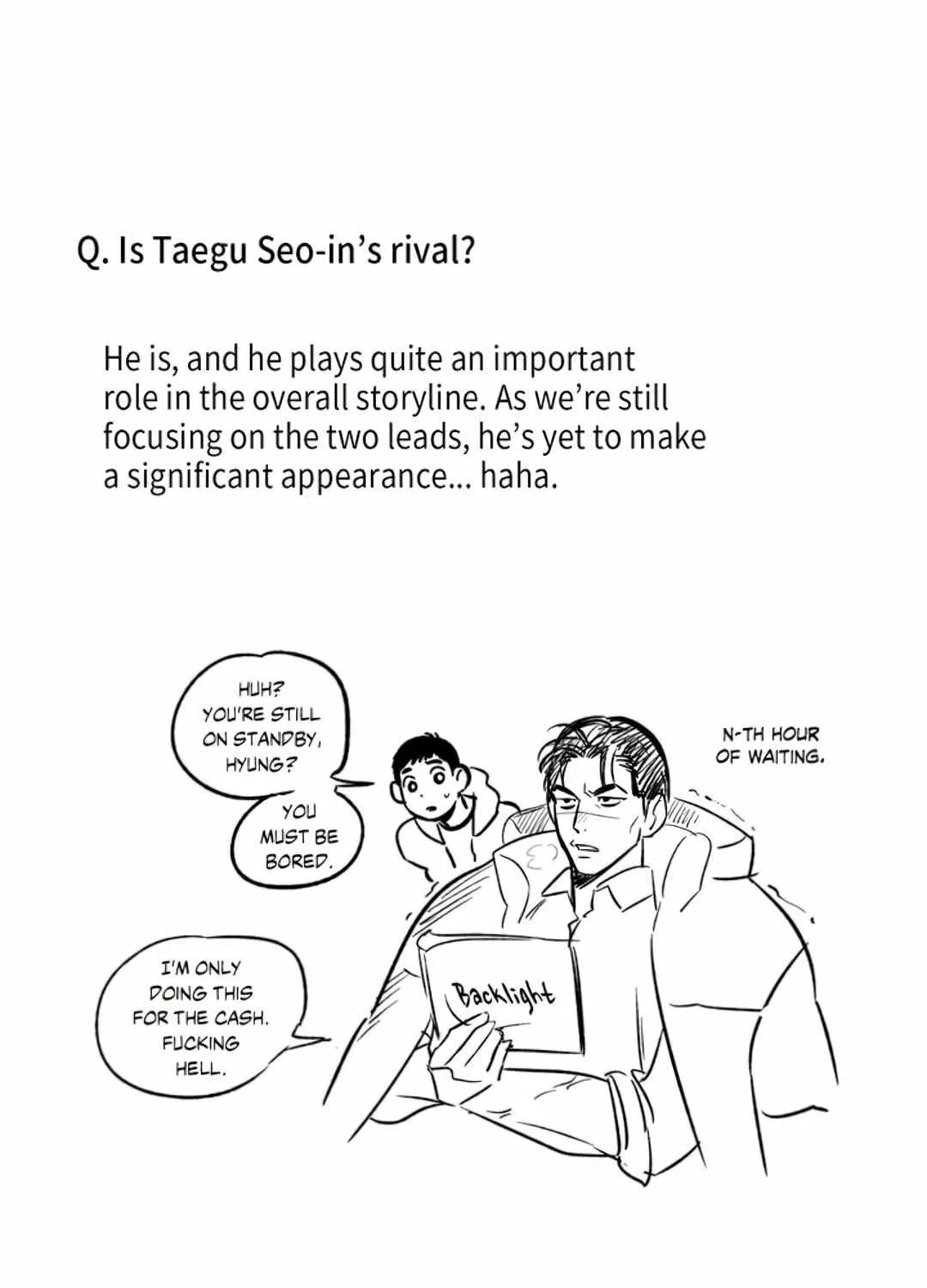 Read Backlight chapter 21.5 image 8 on Lezhin