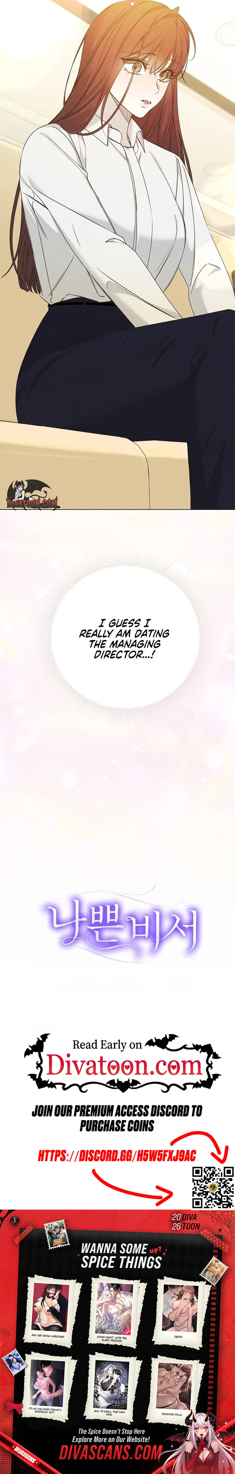 Read Bad Secretary chapter 52 image 6 on Lezhin
