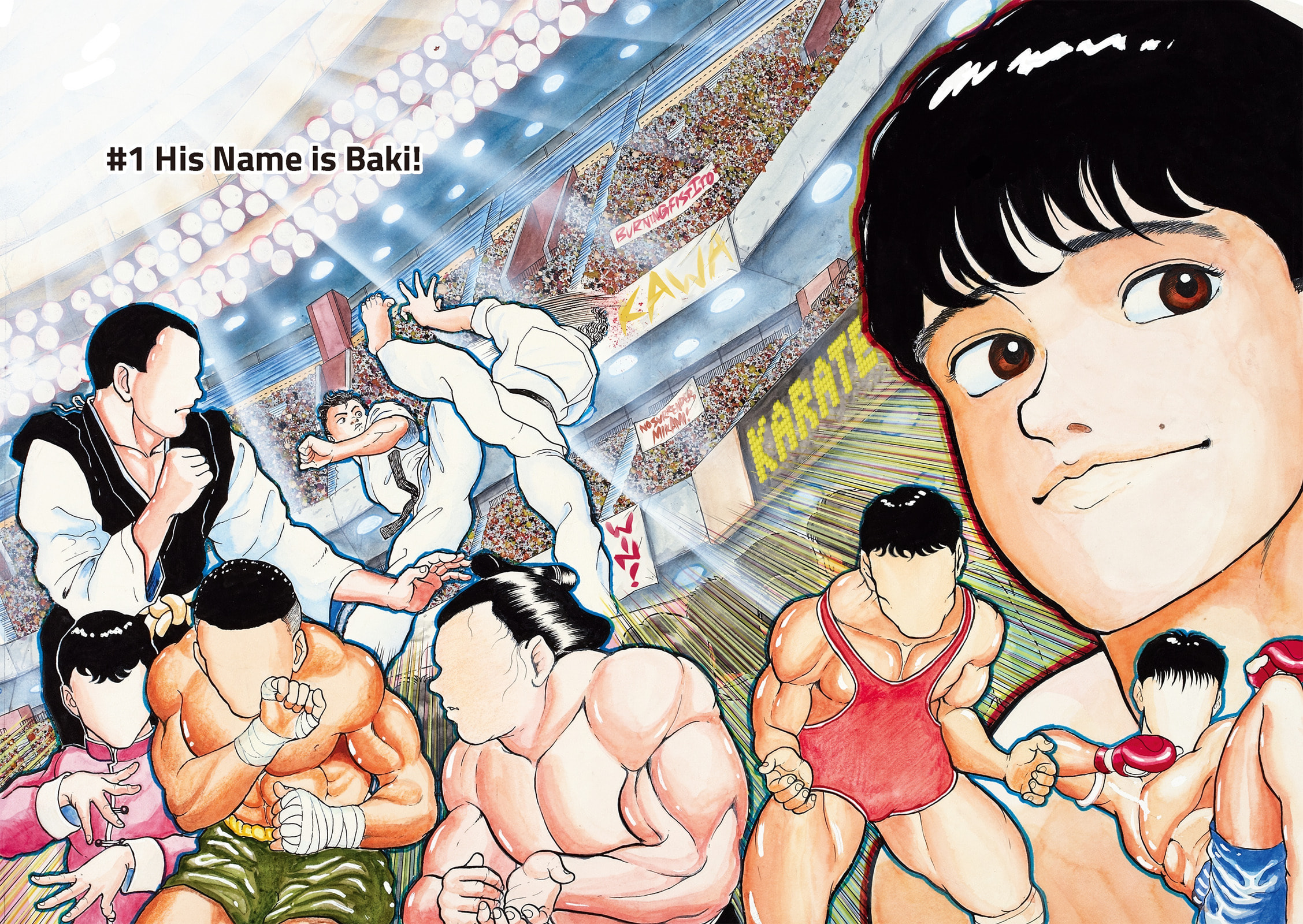 Read Baki the Grappler (Perfect Edition) chapter 1 image 1 on Lezhin