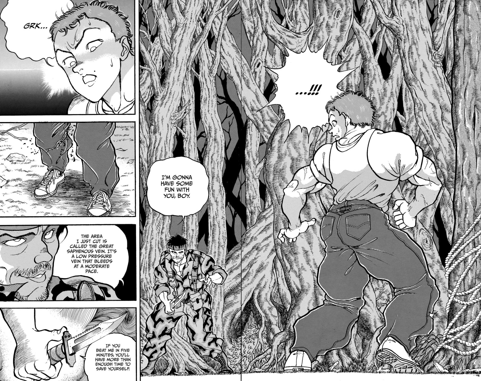 Read Baki the Grappler (Perfect Edition) chapter 136 image 1 on Lezhin