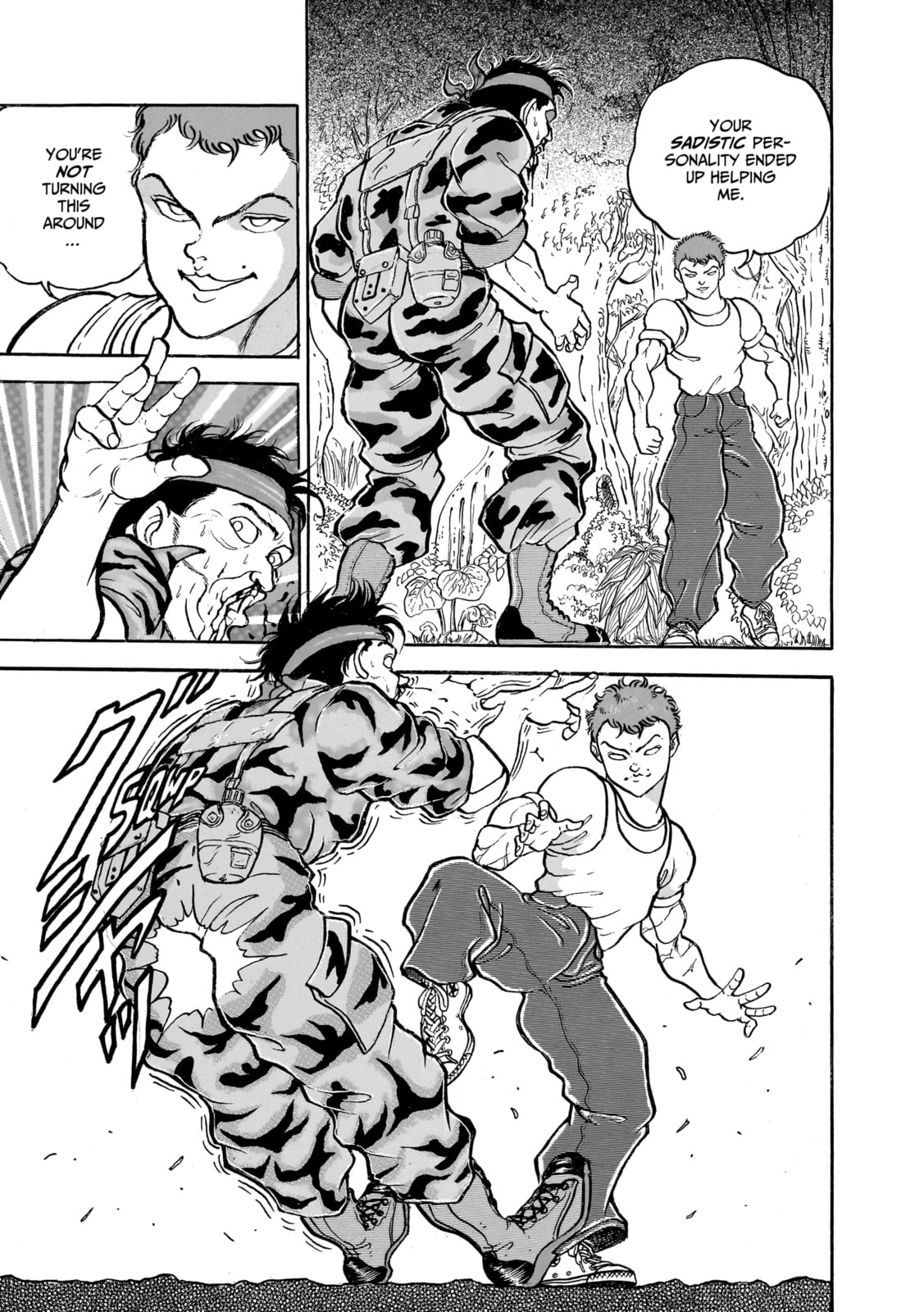 Read Baki the Grappler (Perfect Edition) chapter 136 image 16 on Lezhin